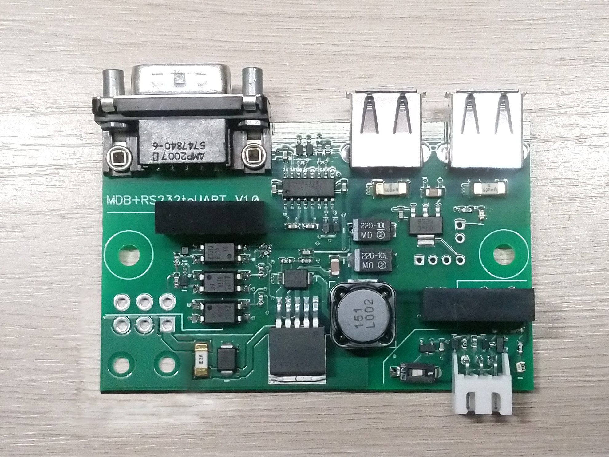 MDB+RS232toUART controller